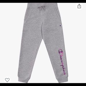 Champion Girls Jogger Sweatpant Grey Tie Dye